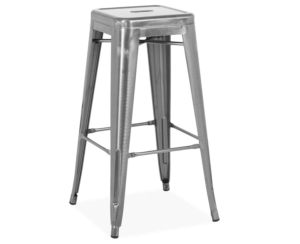 Tabouret haut acier